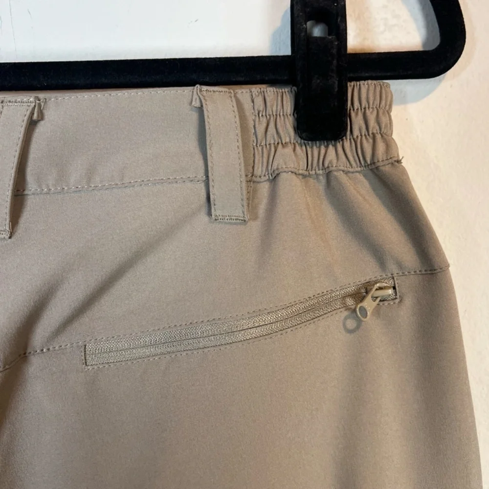 Outdoor Ventures Convertible Hiking Pants Shorts Tan Zip Off UPF Minimalist Sz 8